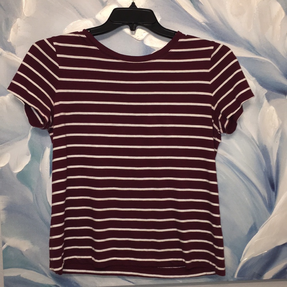 Short Sleeved, Striped, T-Shirt